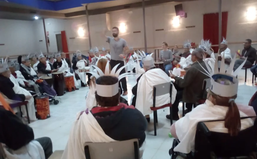 Cercle de percussió en l'àmbit social